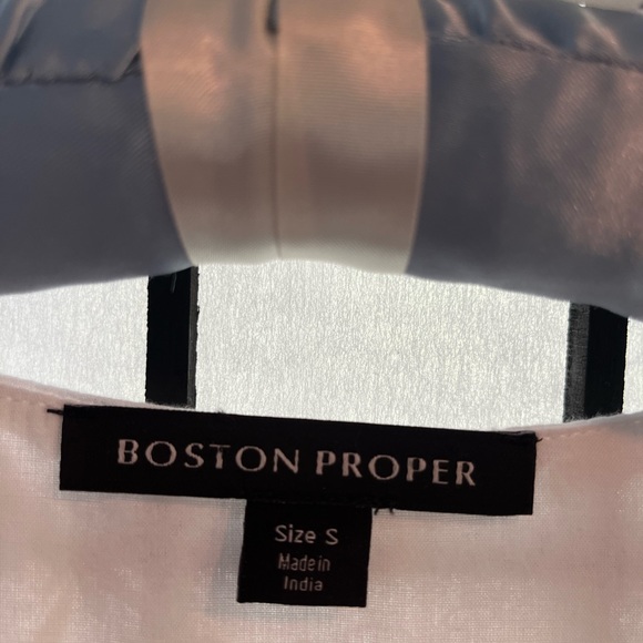 BOSTON PROPPER S Maxi Dress Boho Fairy Core Beach Core Lace Overlay light weight - Picture 6 of 7